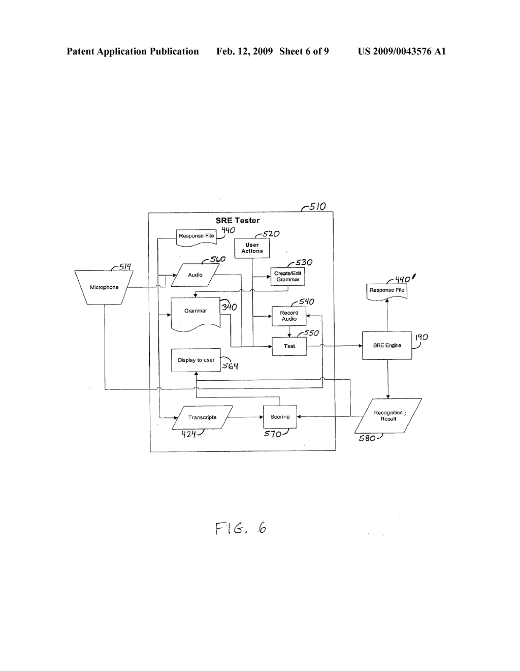 SYSTEM AND METHOD FOR TUNING AND TESTING IN A SPEECH RECOGNITION SYSTEM - diagram, schematic, and image 07