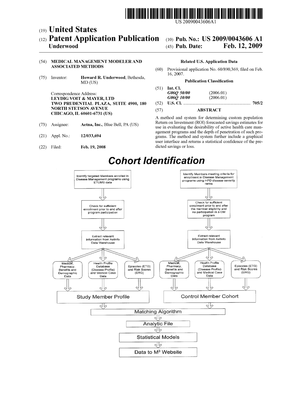 MEDICAL MANAGEMENT MODELER AND ASSOCIATED METHODS - diagram, schematic, and image 01