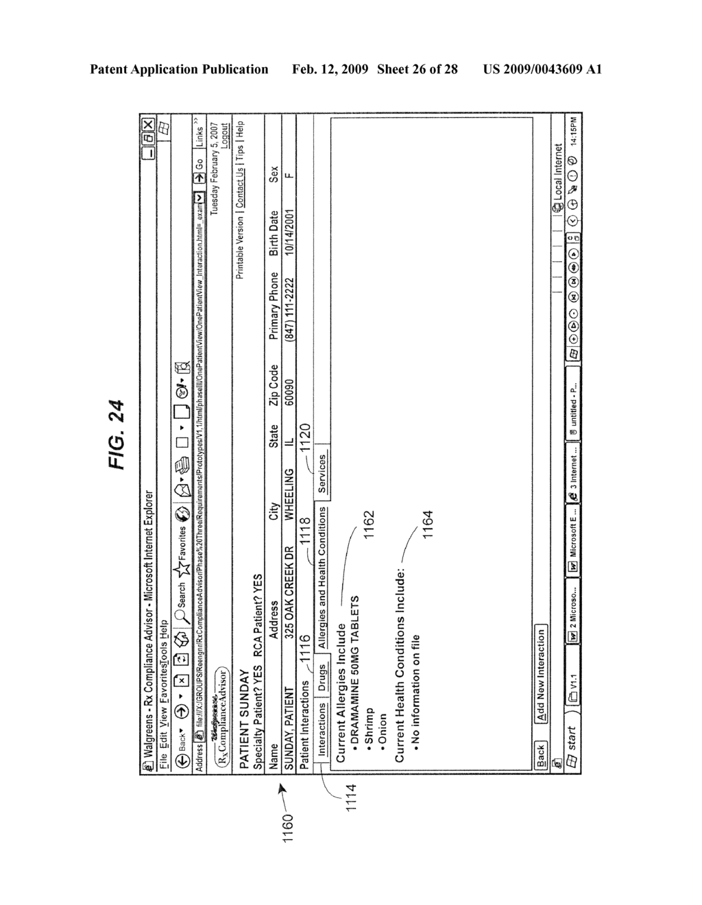 SYSTEM AND METHOD FOR PROVIDING TARGETED PATIENT COMMUNICATIONS - diagram, schematic, and image 27