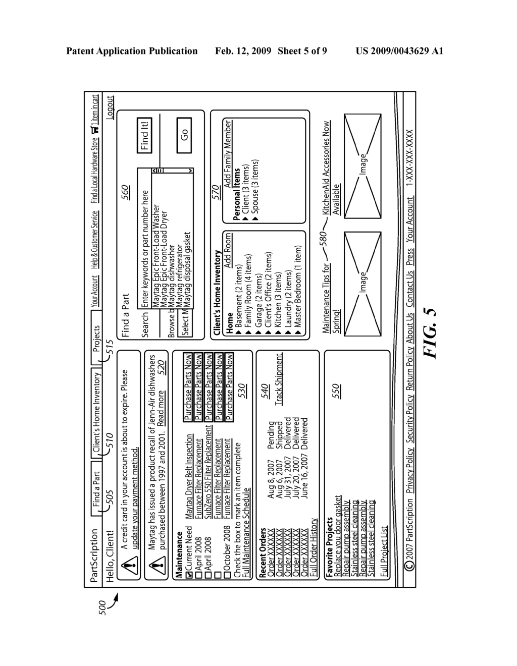 SYSTEM AND METHOD FOR PROVISION OF MAINTENANCE INFORMATION AND PRODUCTS - diagram, schematic, and image 06