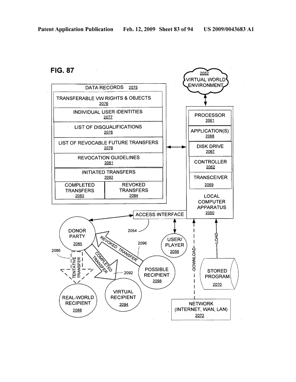 Virtual world reversion rights - diagram, schematic, and image 84