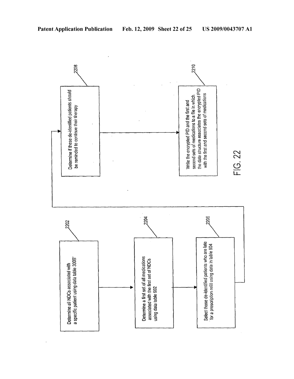 SYSTEM OF PERFORMING A RETROSPECTIVE DRUG PROFILE REVIEW OF DE-IDENTIFIED PATIENTS - diagram, schematic, and image 23