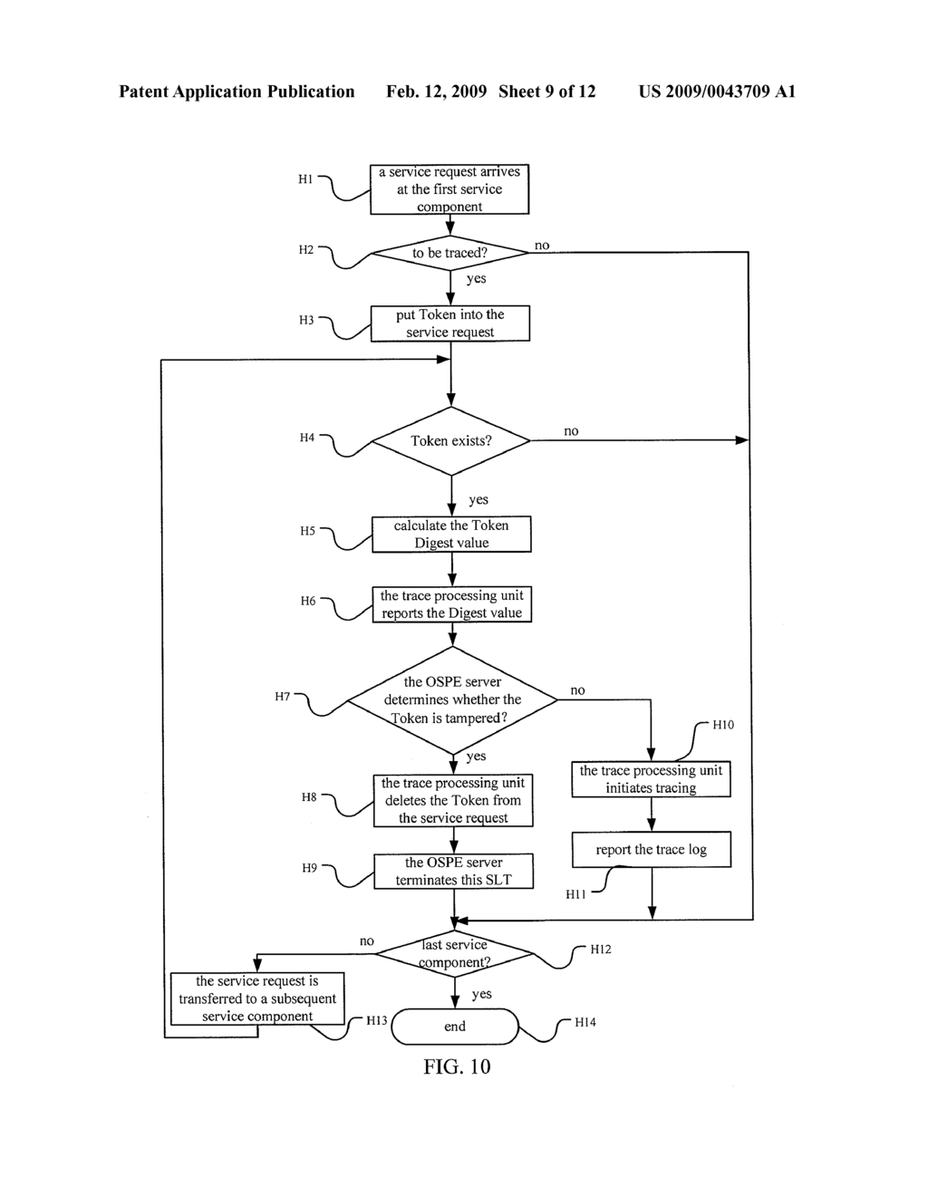 METHOD AND SYSTEM FOR DETECTING TRACE STATUS, TRACE AGENT AND TRACE CONTROL SERVER - diagram, schematic, and image 10