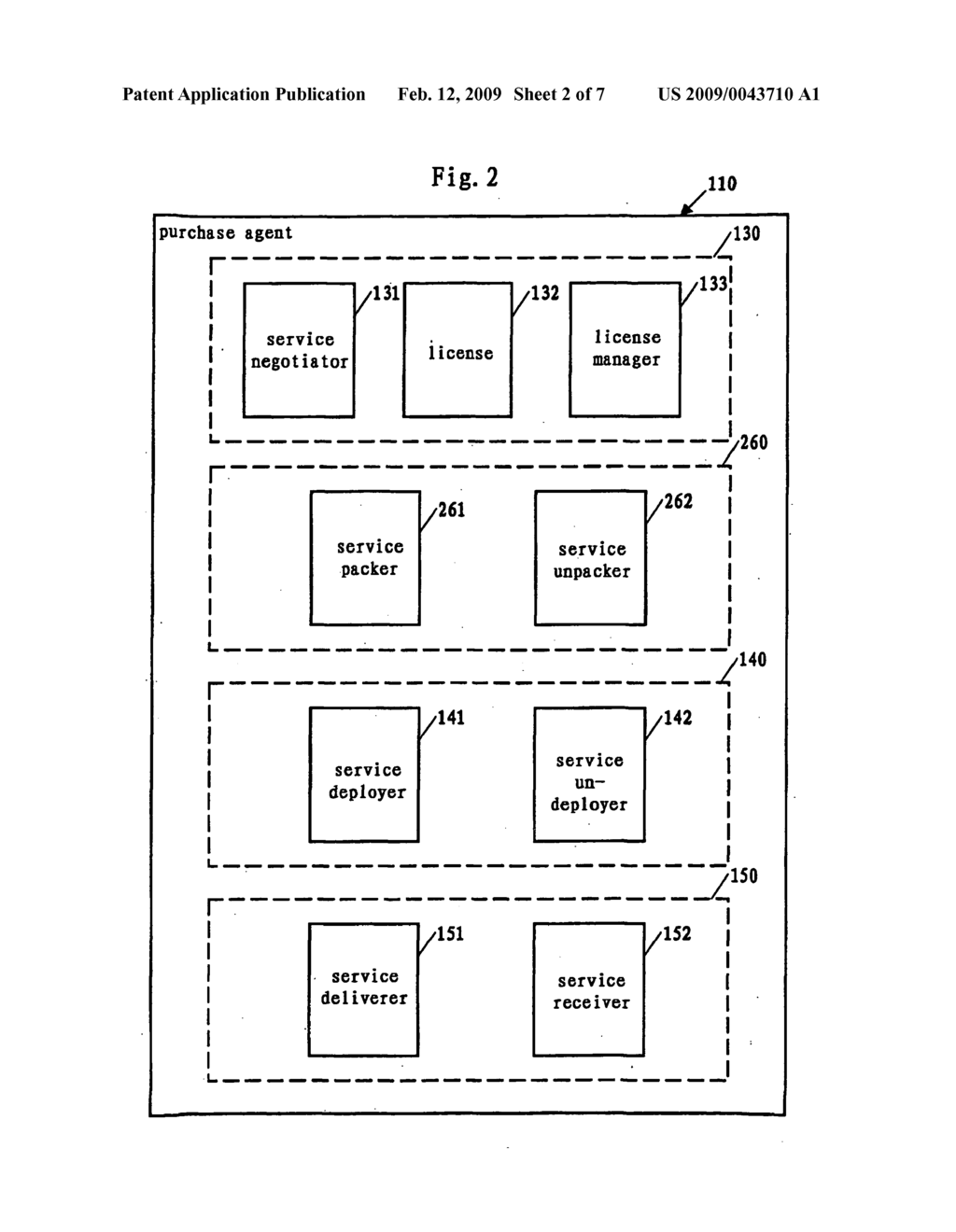 Enabling a software service provider to automatically obtain software service - diagram, schematic, and image 03