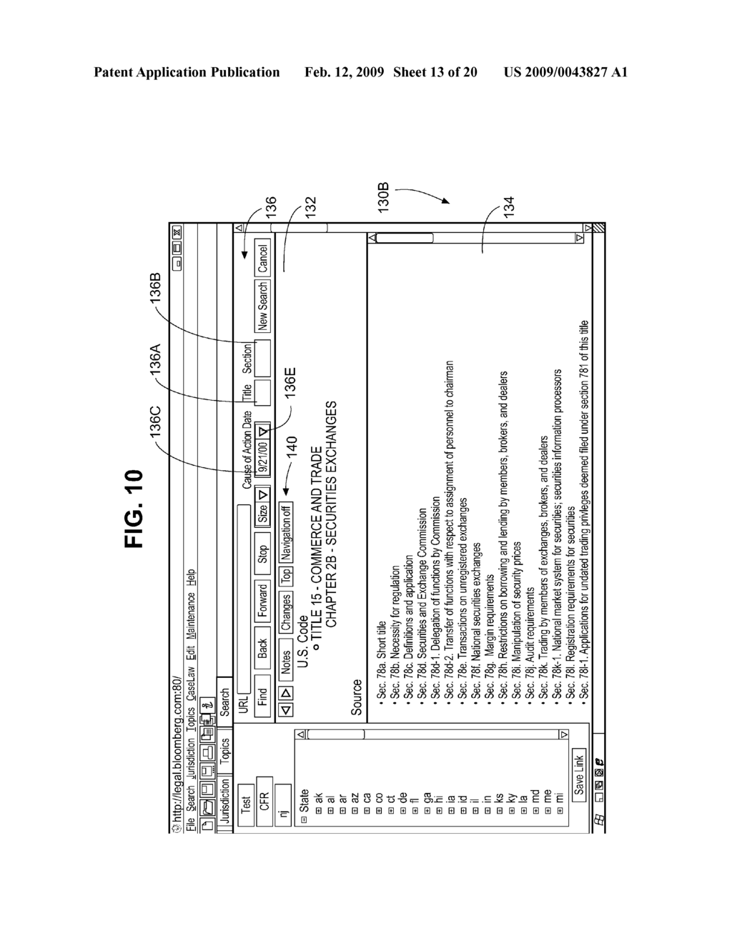 DYNAMIC LEGAL DATABASE PROVIDING HISTORICAL AND CURRENT VERSIONS OF BODIES OF LAW - diagram, schematic, and image 14