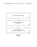 METHOD AND SYSTEM FOR EXCLUDING RECIPIENTS IN AN ELECTRONIC COMMUNICATION SYSTEM diagram and image