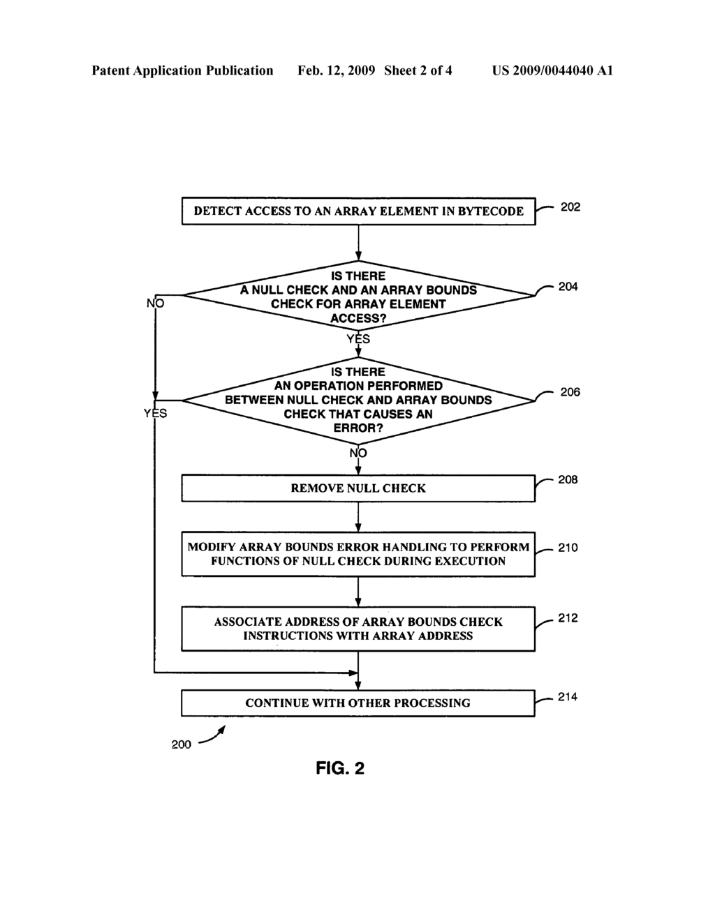 MODIFICATION OF ARRAY ACCESS CHECKING IN AIX - diagram, schematic, and image 03