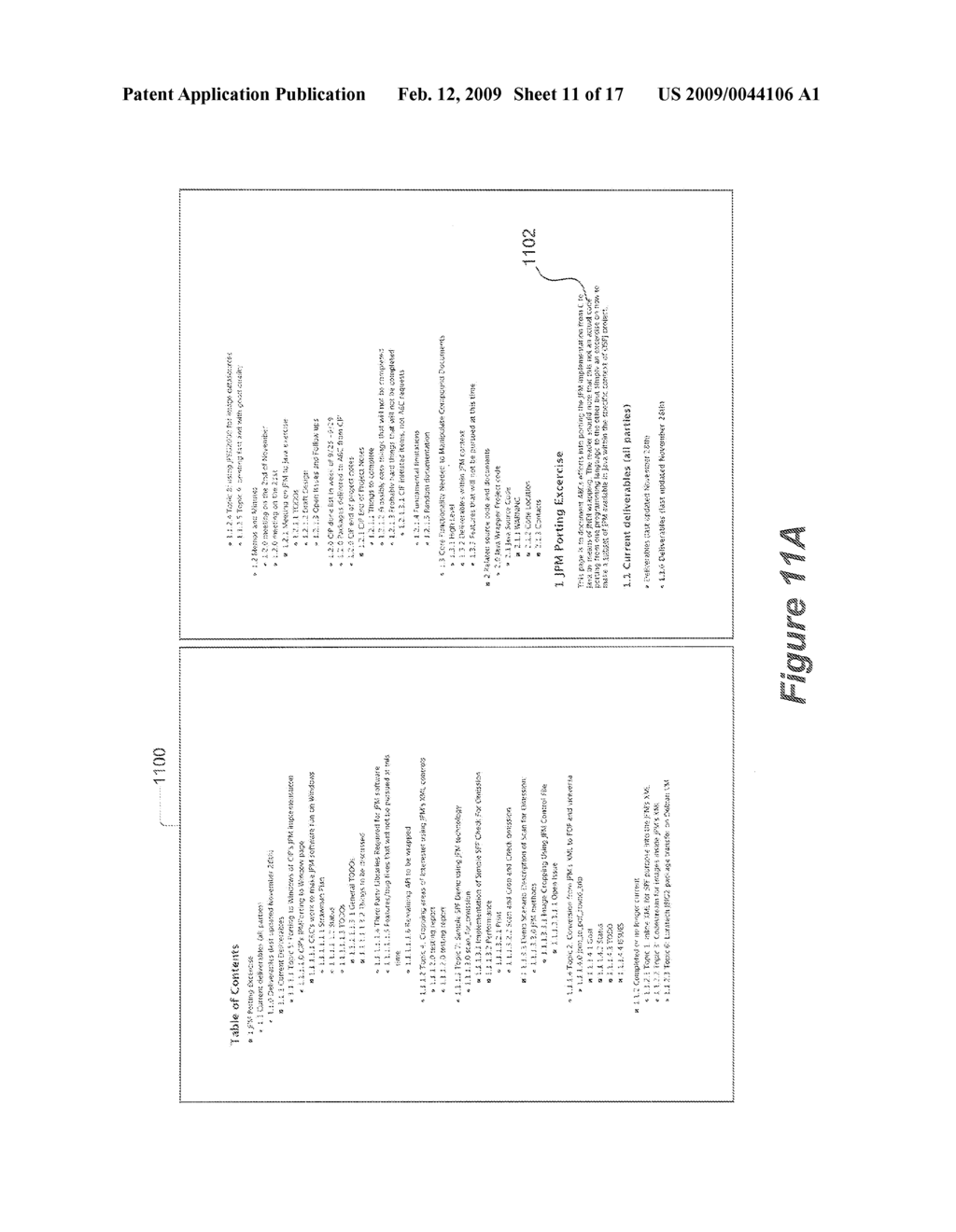 CONVERSION OF A COLLECTION OF DATA TO A STRUCTURED, PRINTABLE AND NAVIGABLE FORMAT - diagram, schematic, and image 12