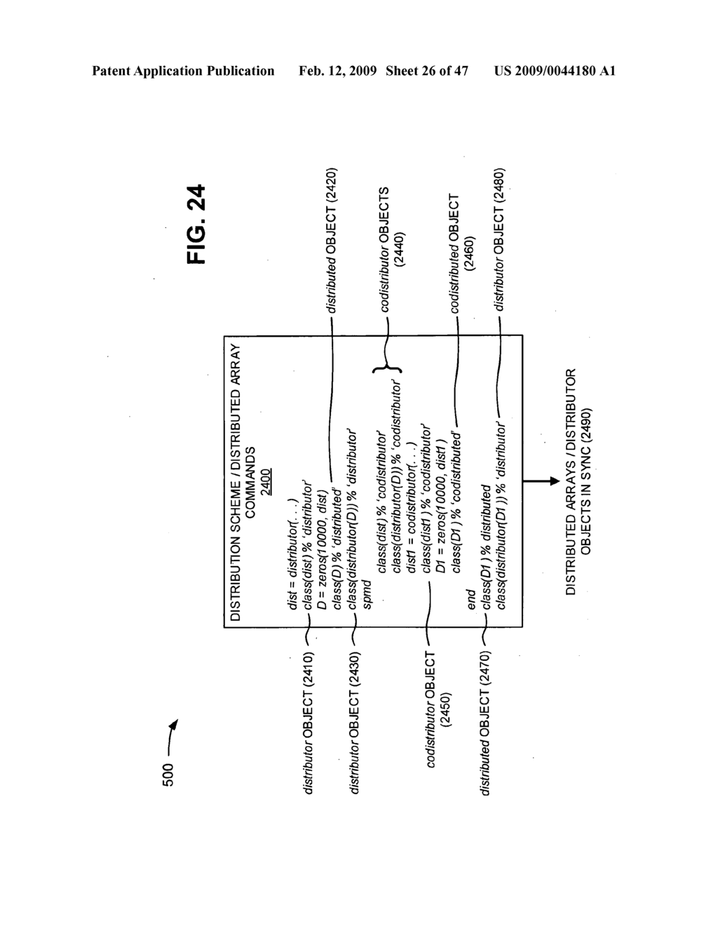 DEVICE FOR PERFORMING PARALLEL PROCESSING OF DISTRIBUTED ARRAYS - diagram, schematic, and image 27