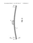 SPOILERLESS FLAT WIPER BLADE ASSEMBLY AND MEHTOD OF ASSEMBLY diagram and image