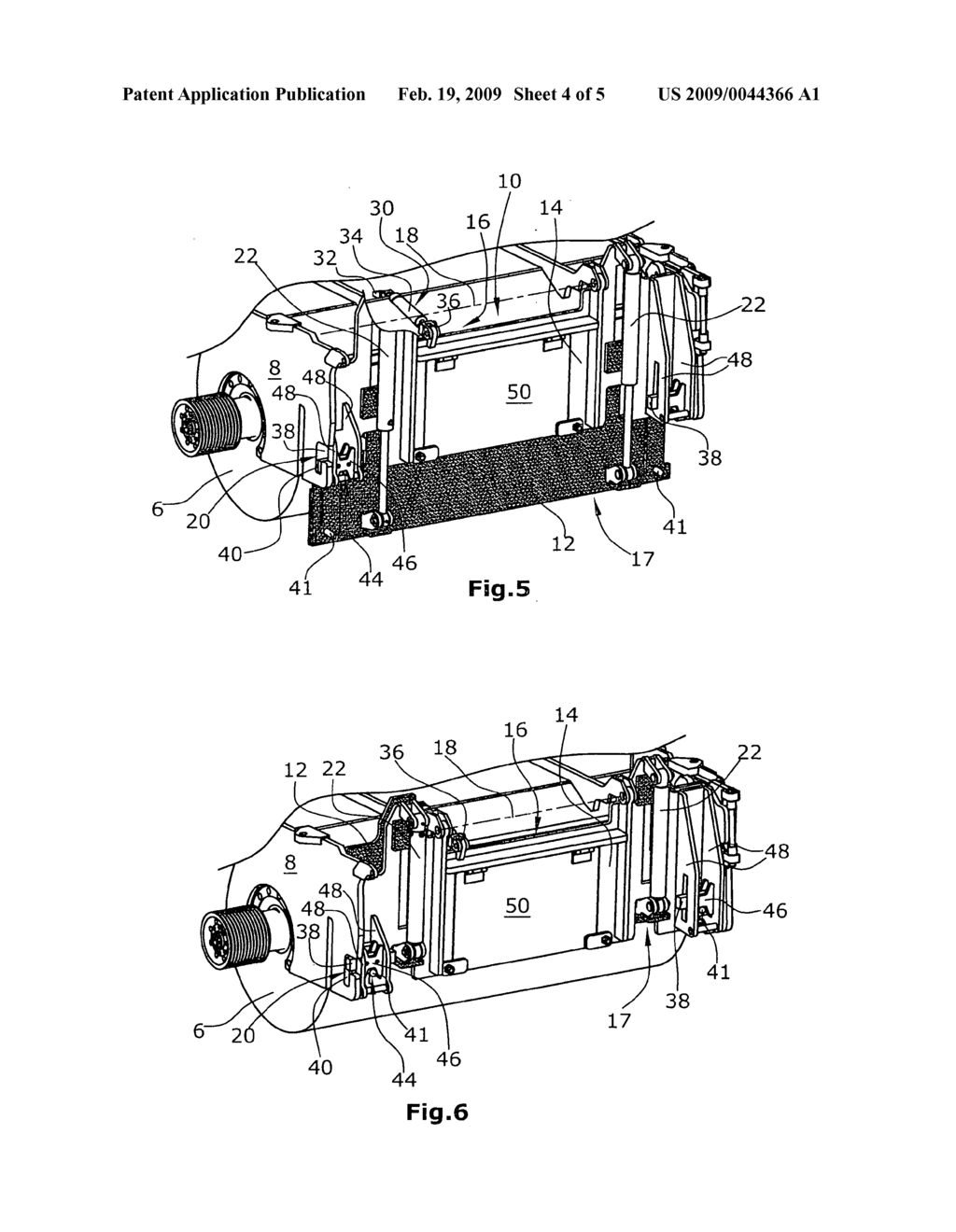 Scraper device, as well as construction machine - diagram, schematic, and image 05