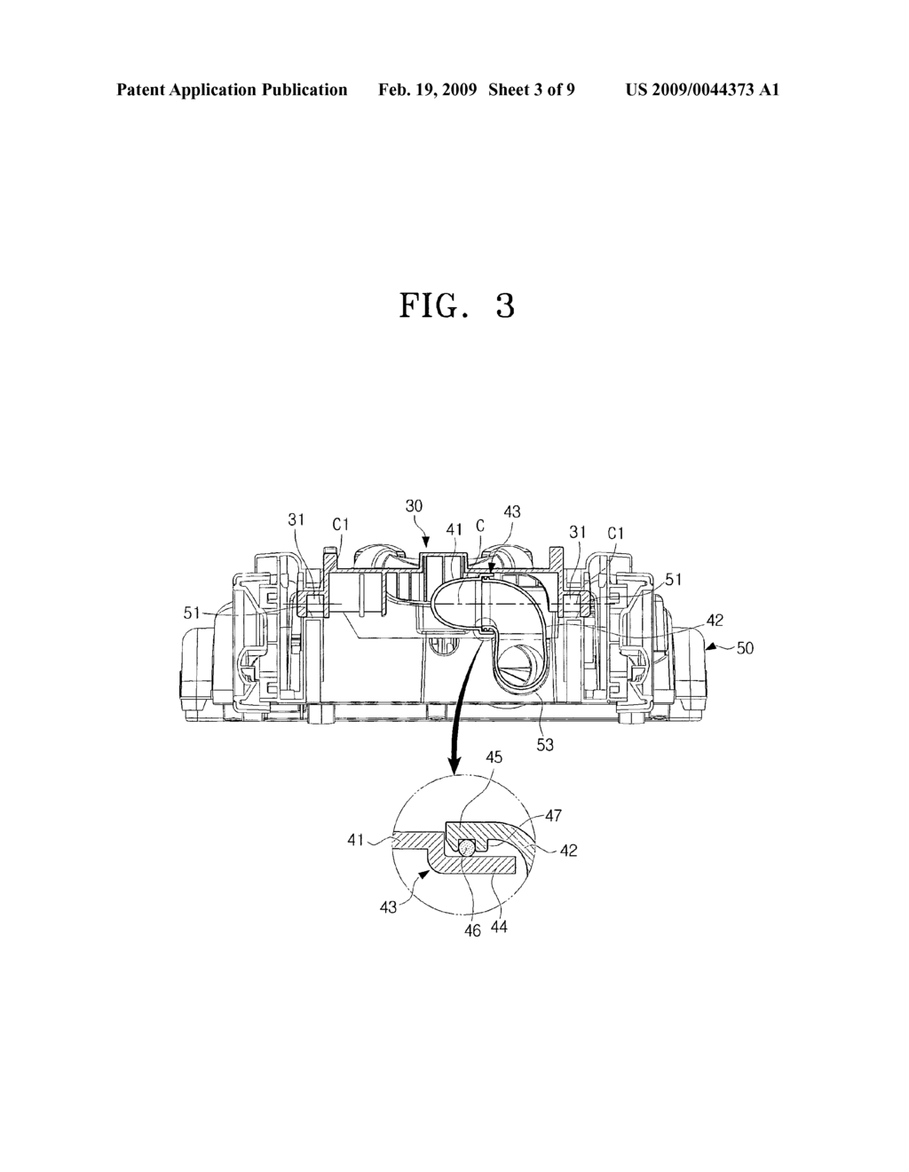 Upright type vacuum cleaner - diagram, schematic, and image 04