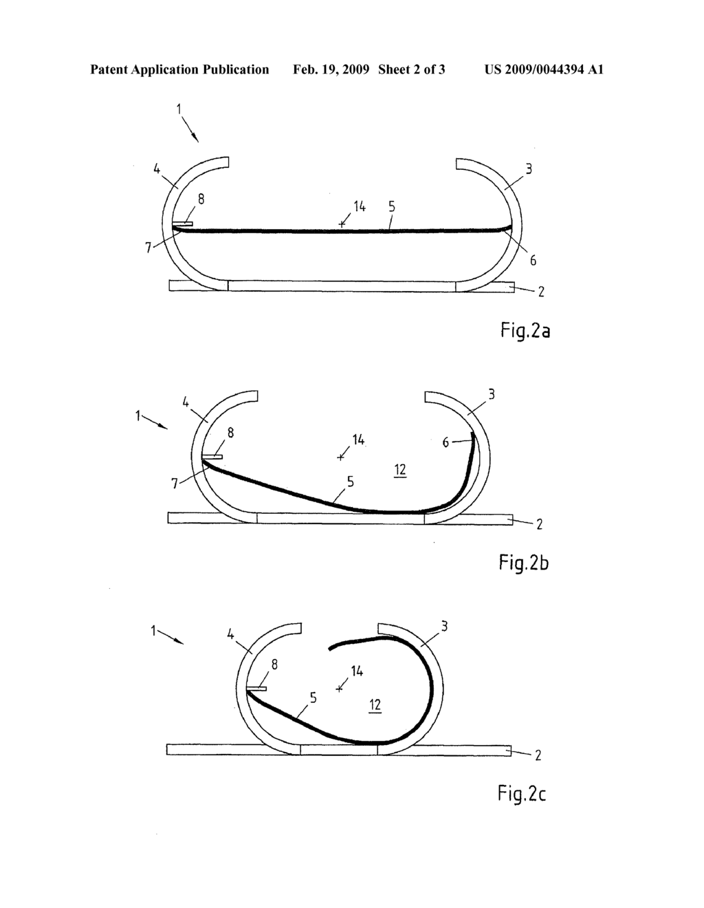 Method and device for the coreless forming of hollow profiles - diagram, schematic, and image 03