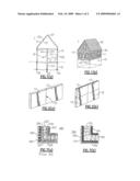 Modular Dwelling Structure Made From Recycled Tire Materials, a Kit For Same and a Method of Assembling Same diagram and image