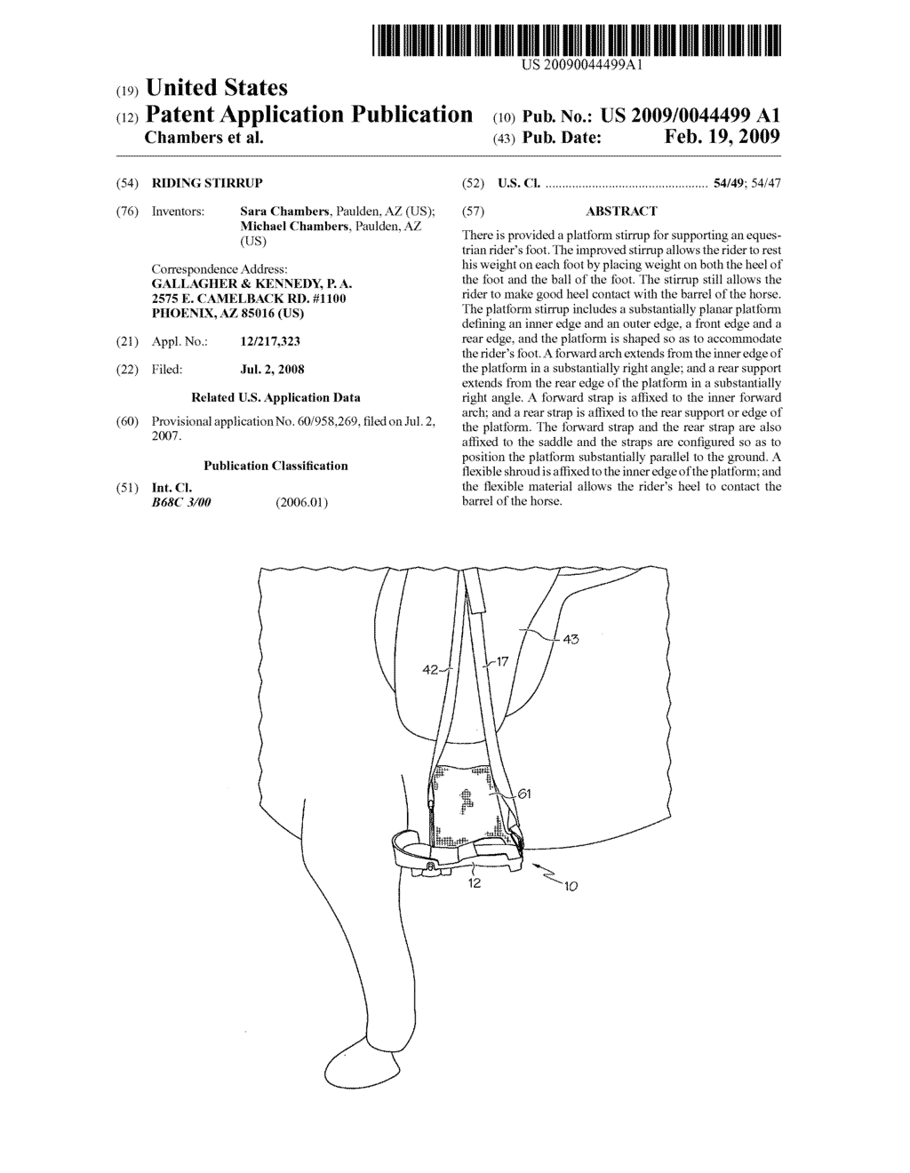 Riding stirrup - diagram, schematic, and image 01