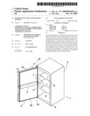 Refrigerating device with frame heating diagram and image