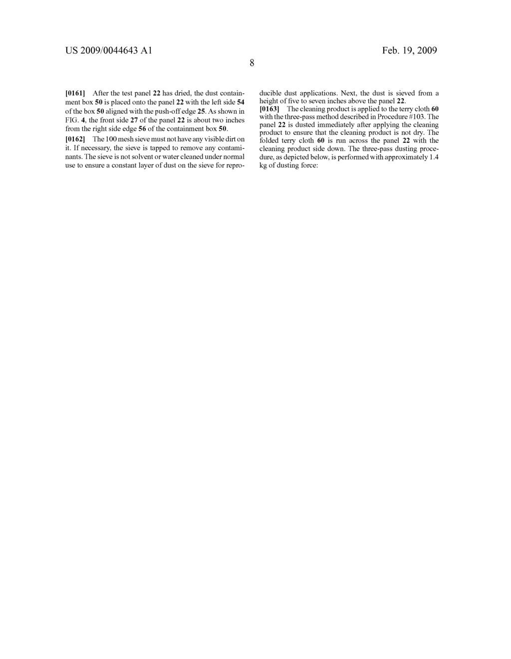 Method for Determining the Percentage of Allergens Picked Up From a Surface - diagram, schematic, and image 14