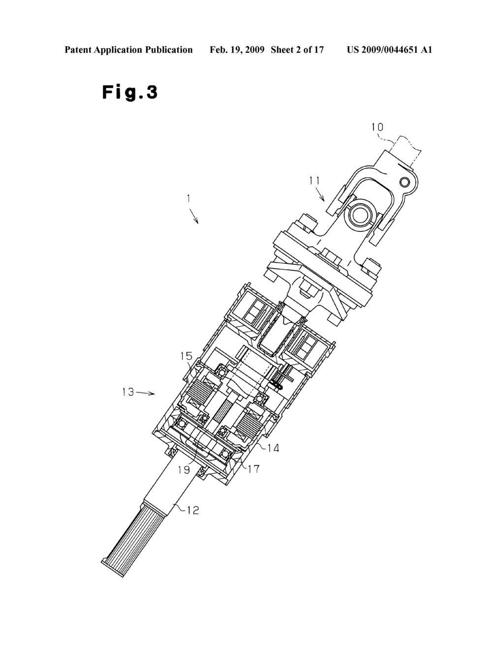 Flexible Meshing-Type Gear Device and Steering Device for Vehicle - diagram, schematic, and image 03