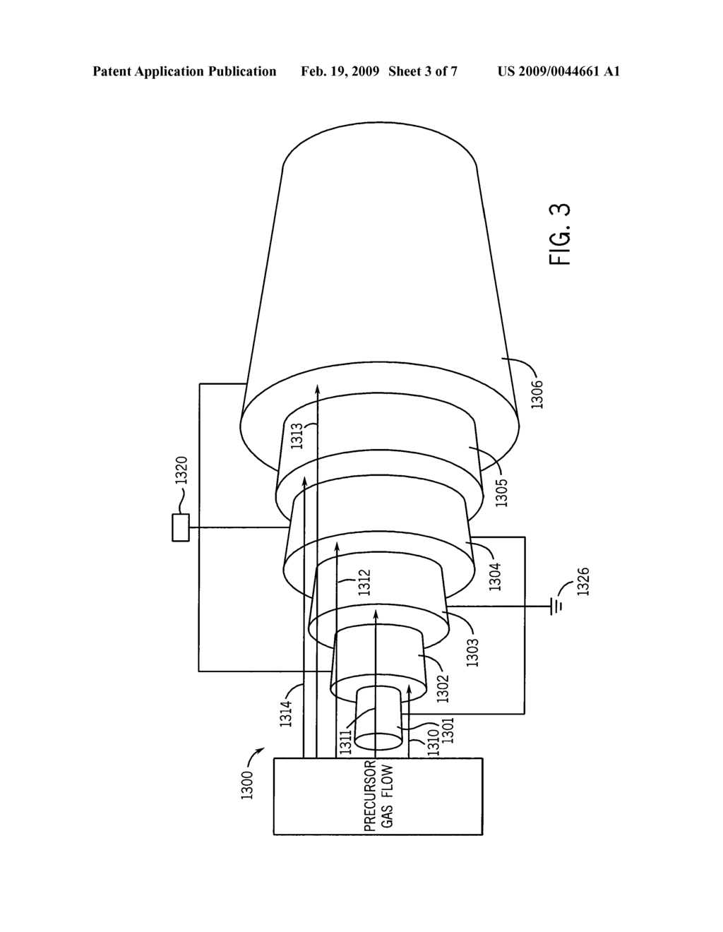 METHODS AND APPARATUS FOR THE PRODUCTION OF GROUP IV NANOPARTICLES IN A FLOW-THROUGH PLASMA REACTOR - diagram, schematic, and image 04