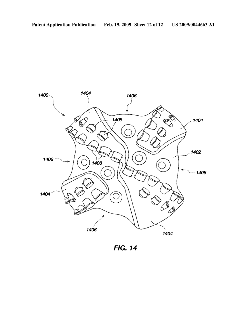 EARTH-BORING TOOLS HAVING POCKETS FOR RECEIVING CUTTING ELEMENTS AND METHODS FOR FORMING EARTH-BORING TOOLS INCLUDING SUCH POCKETS - diagram, schematic, and image 13