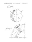 DESTRUCTION CHAMBER WITH REPLACEABLE INNER FRAGMENTATION PROTECTION IN THE FORM OF A LARGE NUMBER OF INDIVIDUALLY EASILY HANDLED SEGMENTS, COMBINED WITH ONE ANOTHER TO FORM ONE UNIT diagram and image