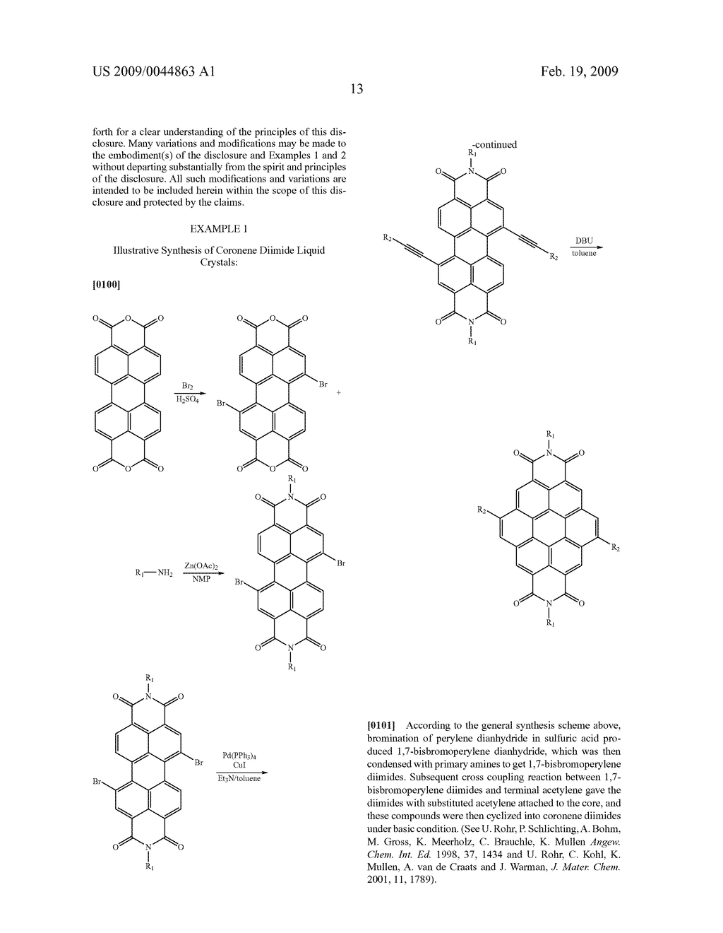 CORONENE CHARGE-TRANSPORT MATERIALS, METHODS OF FABRICATION THEREOF, AND METHODS OF USE THEREOF - diagram, schematic, and image 33