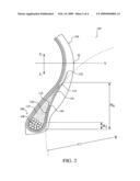 TIRE HAVING A CARCASS PLY TURN-UP PORTION WITH A CONCAVE SEGMENT diagram and image