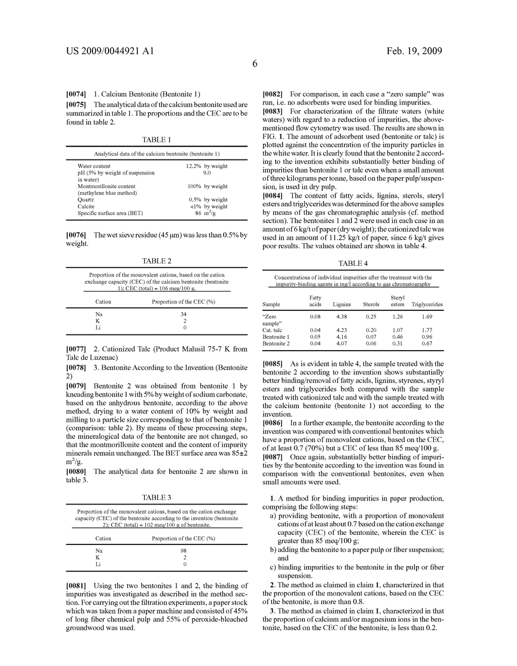 BENTONITE FOR BINDING IMPURITIES DURING PAPER PRODUCTION - diagram, schematic, and image 08