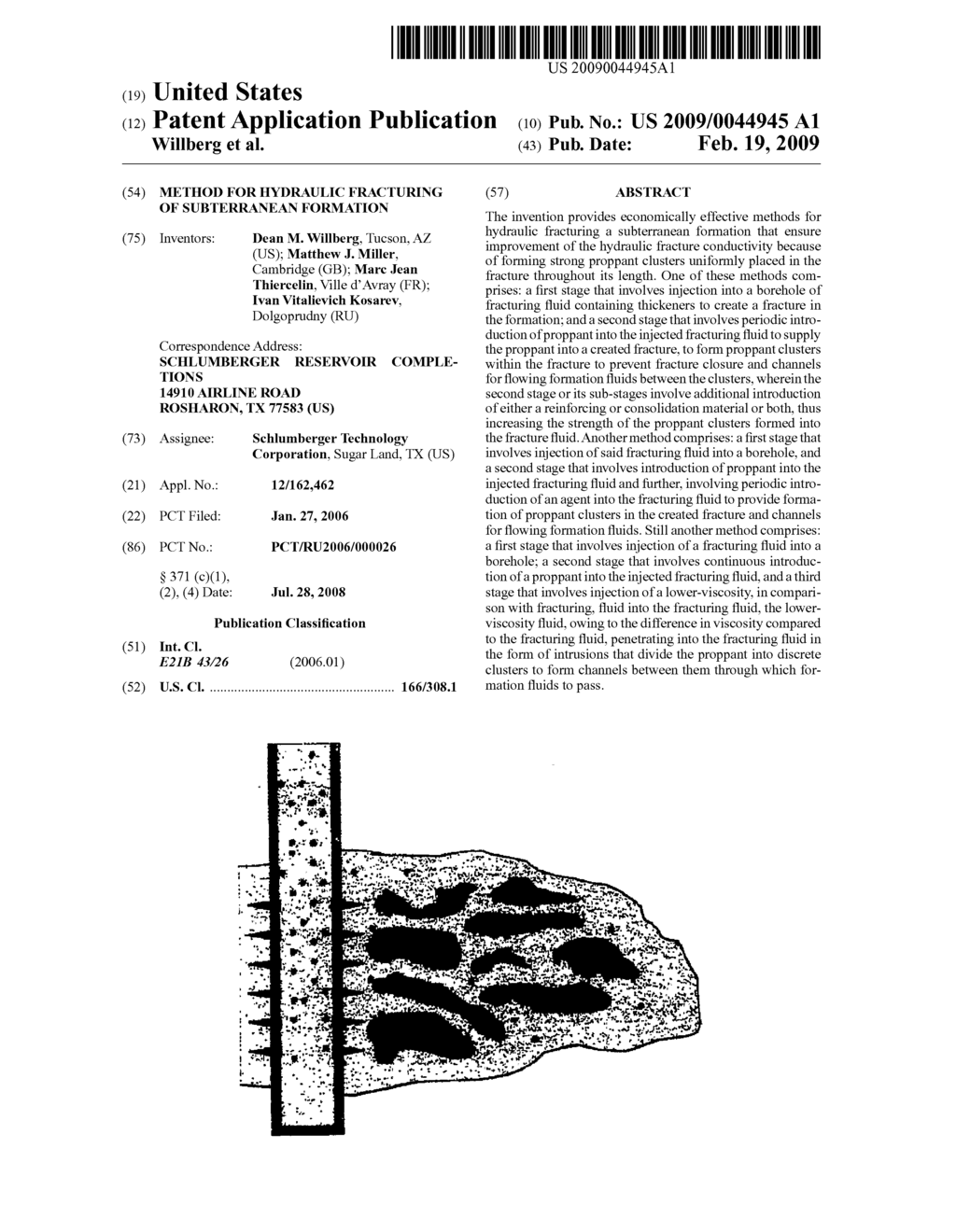 METHOD FOR HYDRAULIC FRACTURING OF SUBTERRANEAN FORMATION - diagram, schematic, and image 01