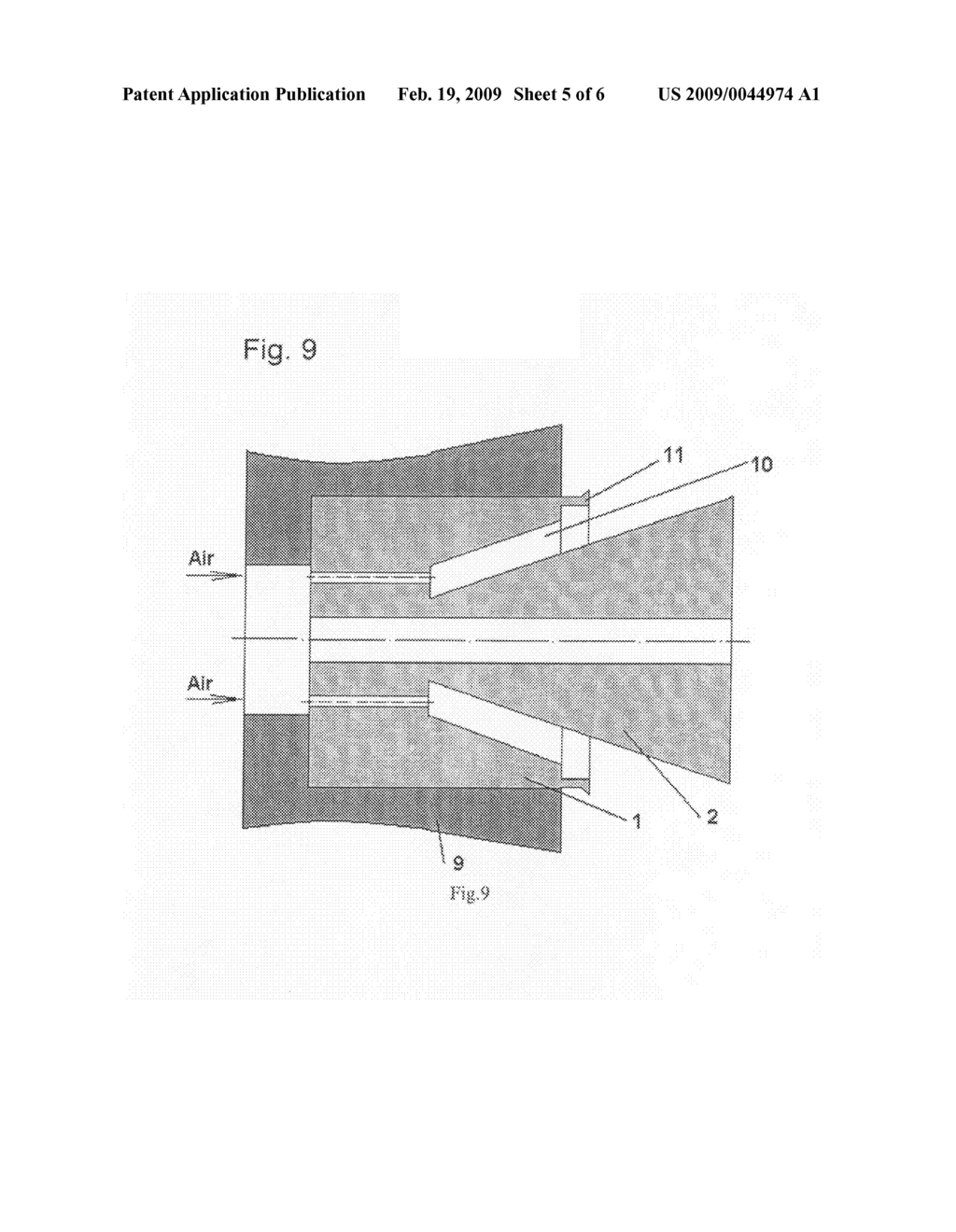 Leadthrough for an electrical high voltage through a wall surrounding a process area - diagram, schematic, and image 06