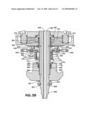 Top drives with shaft multi-seal diagram and image