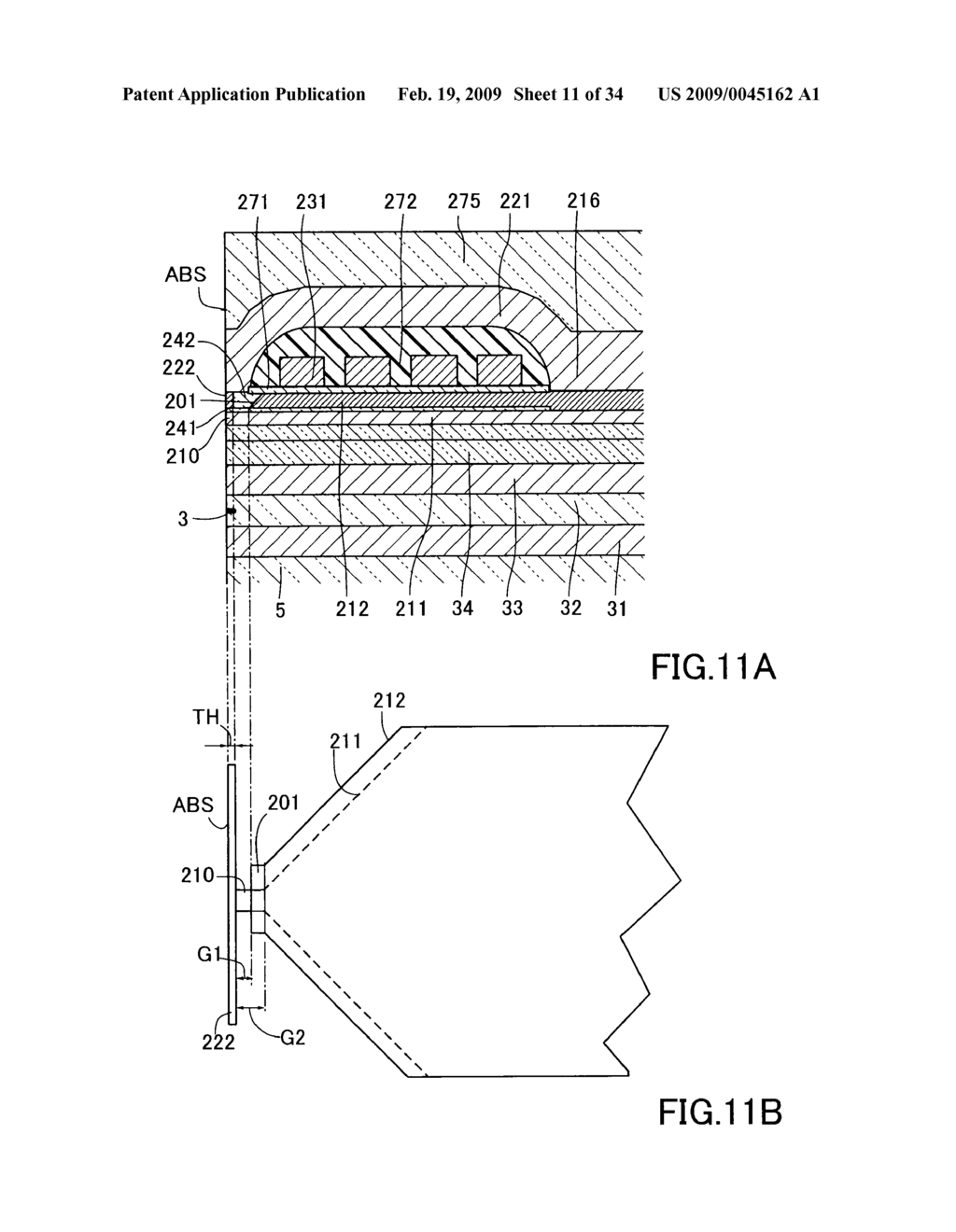 THIN FILM MAGNETIC HEAD AND MANUFACTURING METHOD THEREOF - diagram, schematic, and image 12