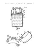 DISPOSABLE NON-SPILLABLE CHILDS DISPENSING CUP diagram and image