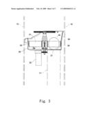 VENTING MACHINE WITH ADJUSTABLE MERCHANDISE RECEIVING HOLES diagram and image