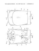 Overcap and system for spraying a fluid diagram and image