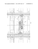 Device for checking the end positions of movable parts of a railway switch diagram and image