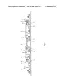 Device for checking the end positions of movable parts of a railway switch diagram and image