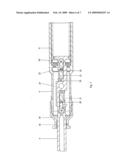 Device for checking the end positions of movable parts of a railway switch diagram and image