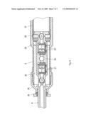 Device for checking the end positions of movable parts of a railway switch diagram and image