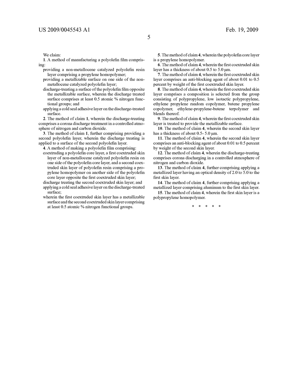 METHOD OF MAKING BIAXIALLY ORIENTED POLYOLEFIN FILM FOR COLD SEAL APPLICATIONS - diagram, schematic, and image 06