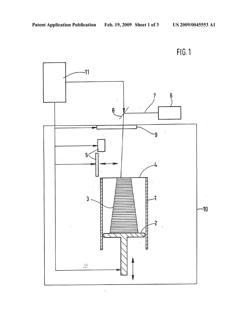 Device and Method for a Layerwise Manufacturing of a Three-Dimensional Object from a Building Material in Powder Form - diagram, schematic, and image 02