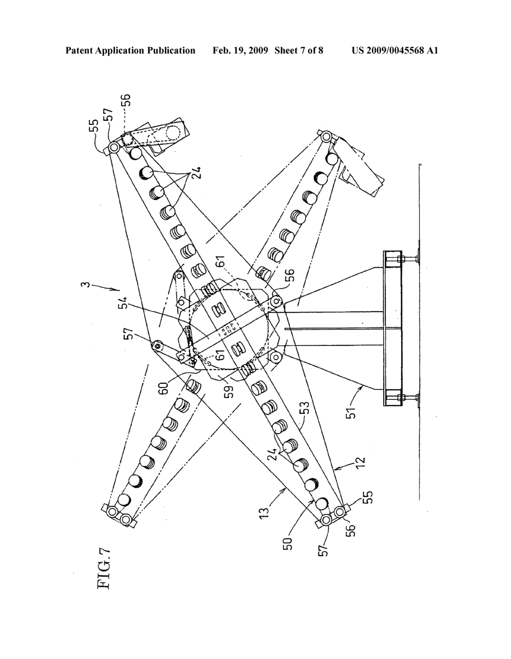 Sheet material accumulating apparatus - diagram, schematic, and image 08