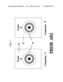 Method of competitive marksmanship and game therefore diagram and image