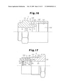 BITE TYPE TUBE CONNECTION STRUCTURE, TUBE FITTING, VALVE, CLOSING VALVE, REFRIGERATING CYCLE DEVICE, HOT-WATER SUPPLY DEVICE, BITE TYPE TUBE CONNECTION METHOD, AND ON-SITE TUBE CONNECTION METHOD diagram and image