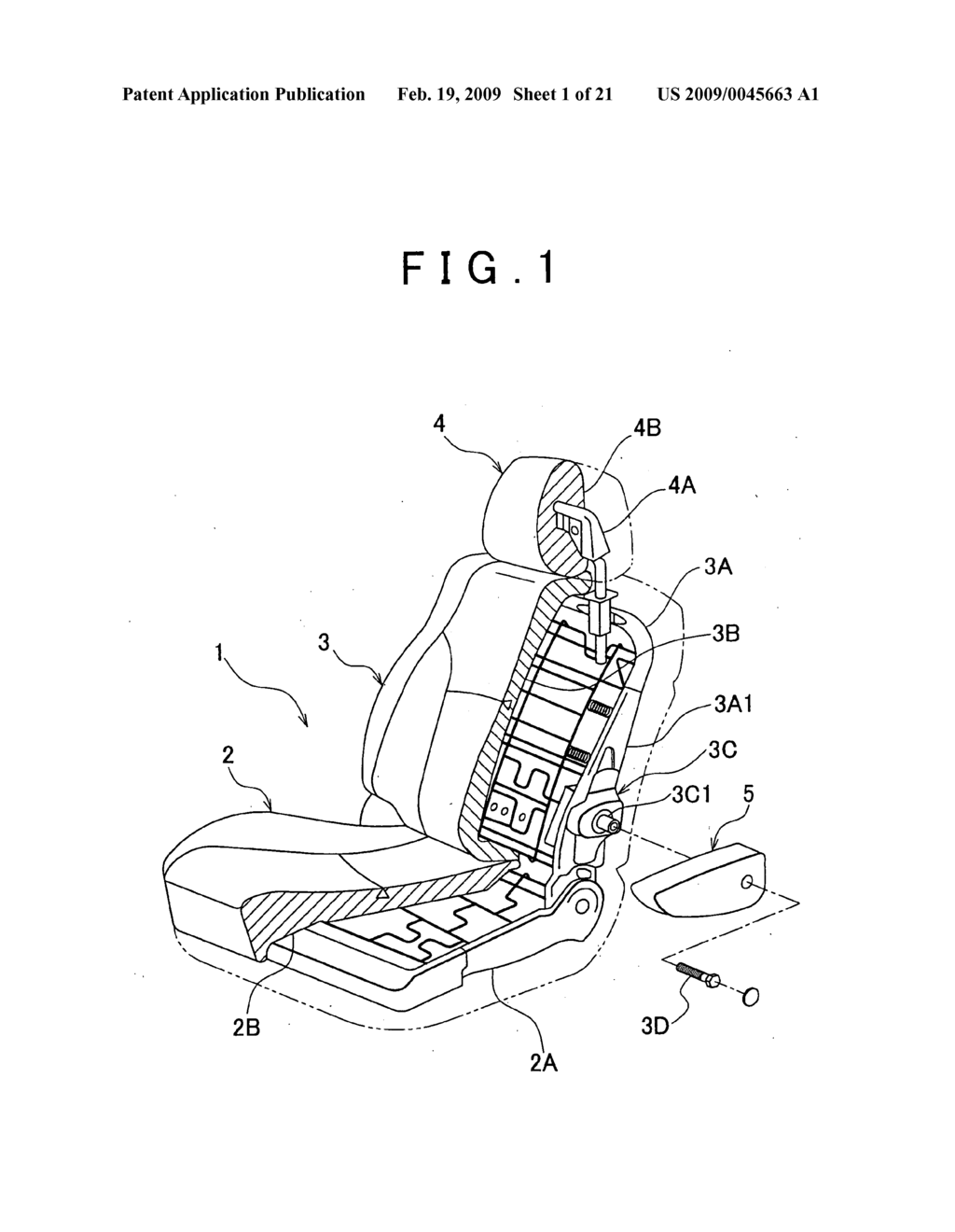 Vehicle armrest - diagram, schematic, and image 02