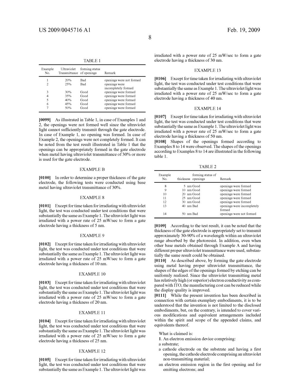 ELECTRON EMISSION DEVICE - diagram, schematic, and image 23