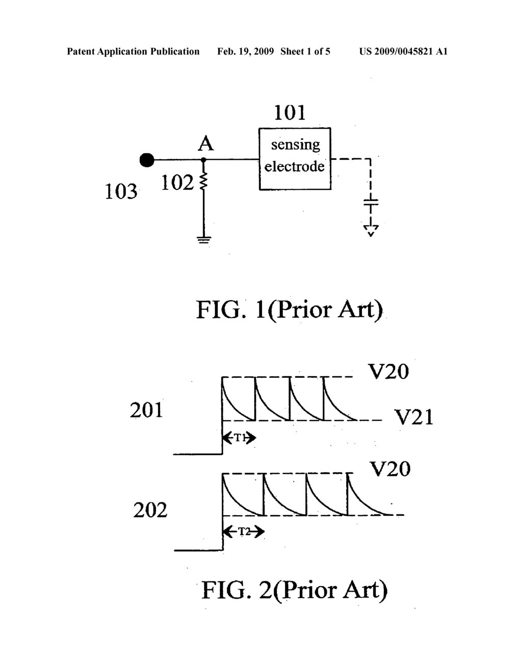 Capacitive sensor with alternating current power immunity - diagram, schematic, and image 02