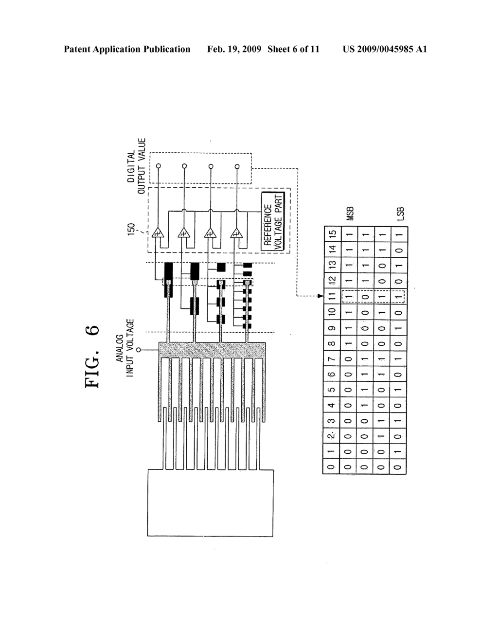 ANALOG TO DIGITAL CONVERTER USING ARRANGEMENT OF STATORS AND AD CONVERTING METHOD - diagram, schematic, and image 07