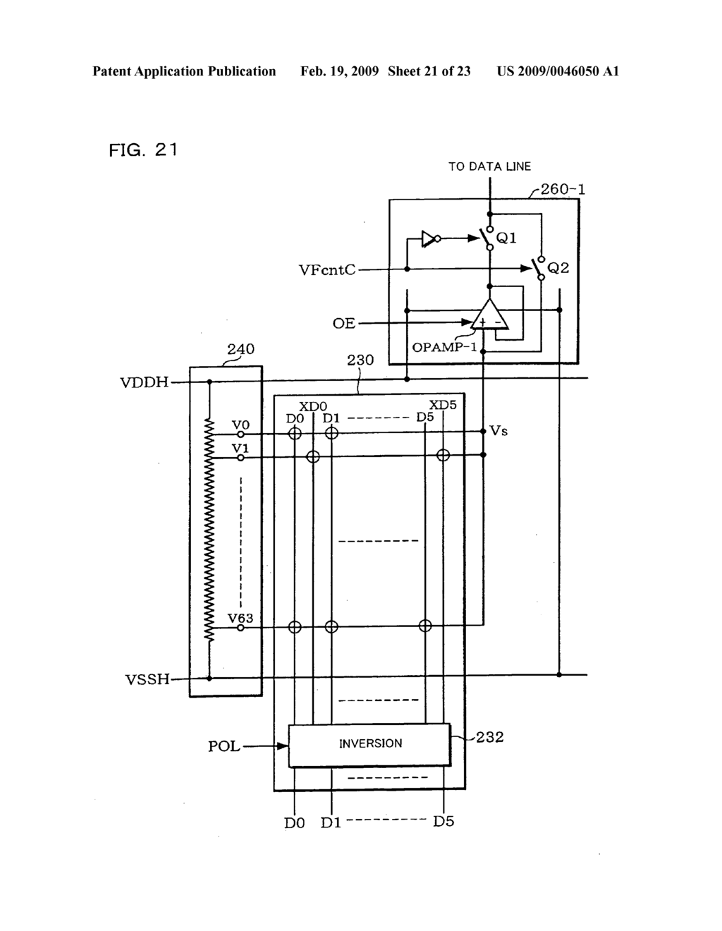 Display driver, electro-optical device, and control method for display driver - diagram, schematic, and image 22