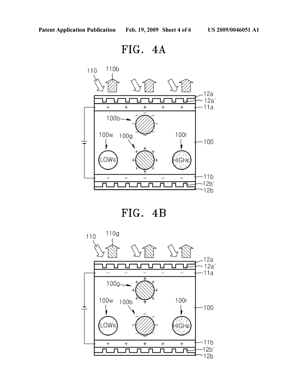 ELECTRO-DIELECTRO-PHORETIC DISPLAY DEVICE AND METHOD THEREOF - diagram, schematic, and image 05